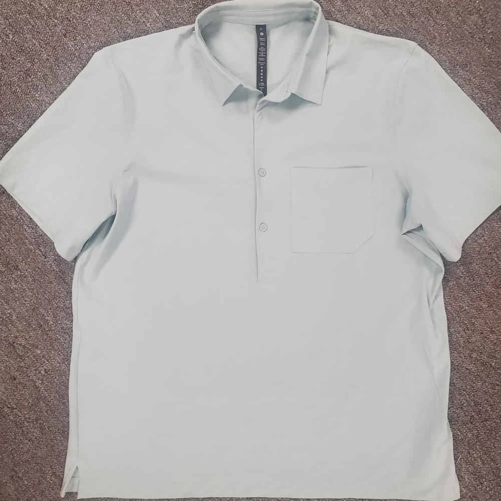 Lululemon polo style shirt, XL, sage grey, NWOT
